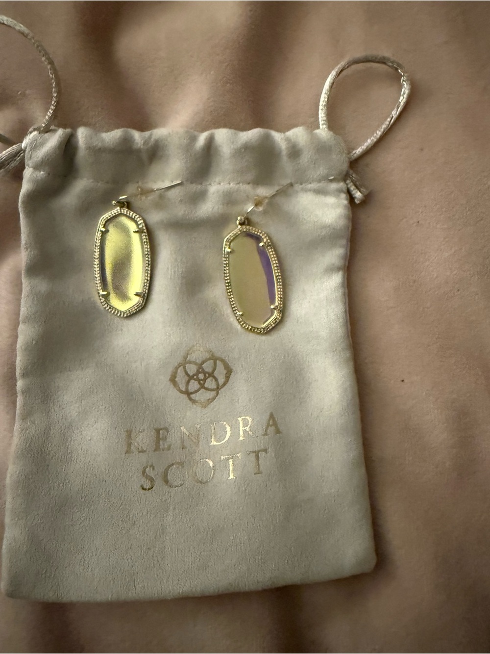 Kendra Scott Elle Drop Earrings in Dichroic glass